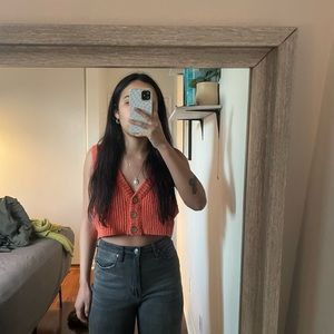 Free people orange vest